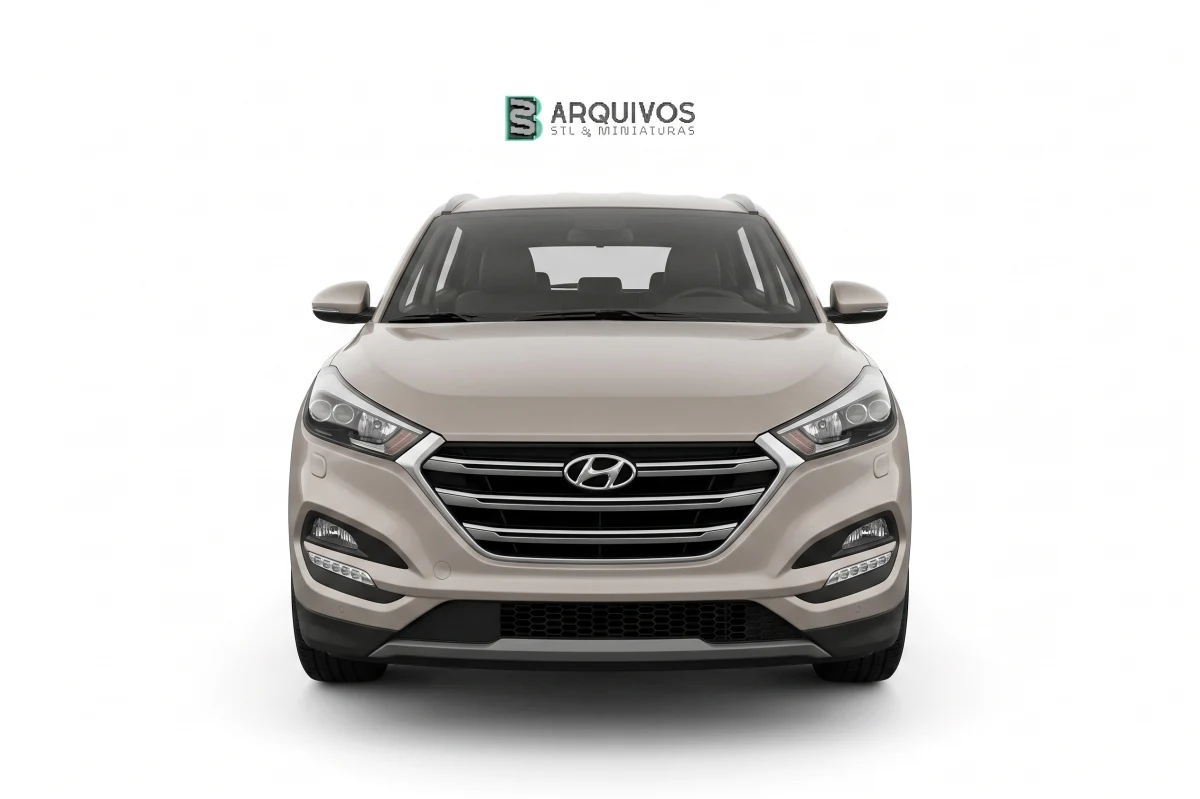 Modelo 3D STL - Hyundai Tucson 2017 — foto 3